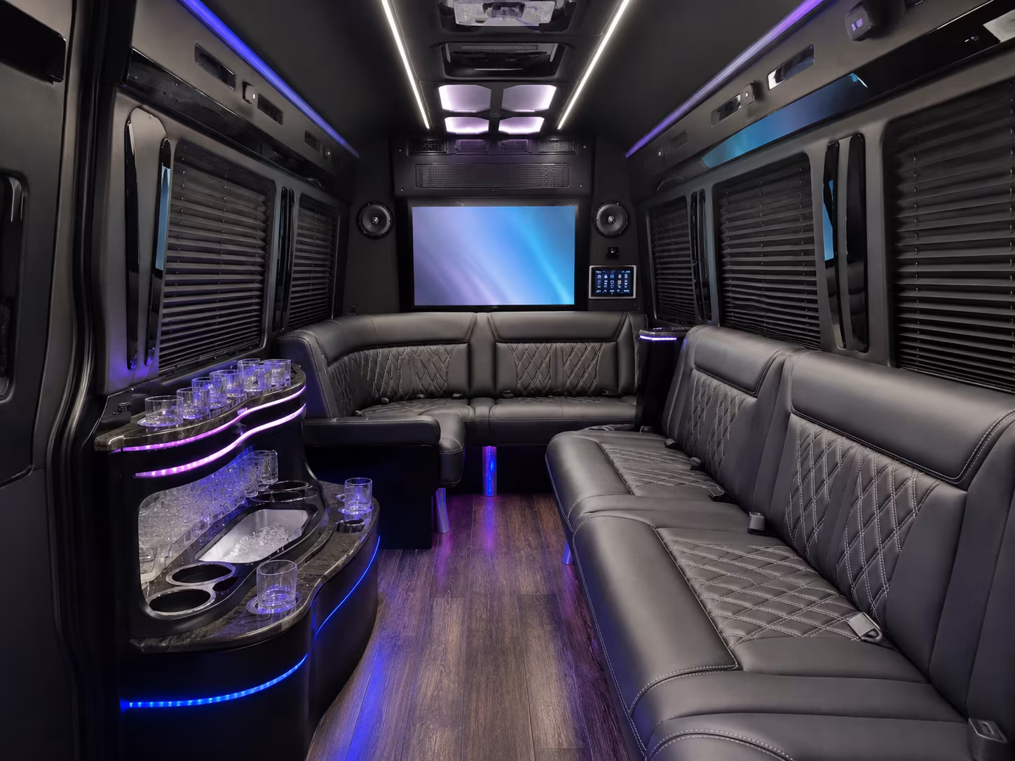 vacaville private event transportation onboard seating